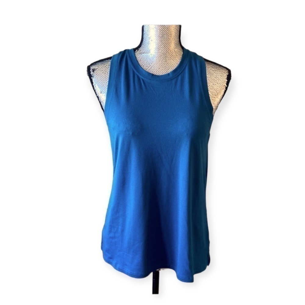 𝅺⭐️2 FOR $20⭐️ Kyodan teal blue athletic tank. EUC